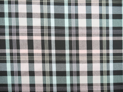 Pastel Tartan Poly-Viscose, £10.00 p/m-Fabric-Flying Bobbins Haberdashery