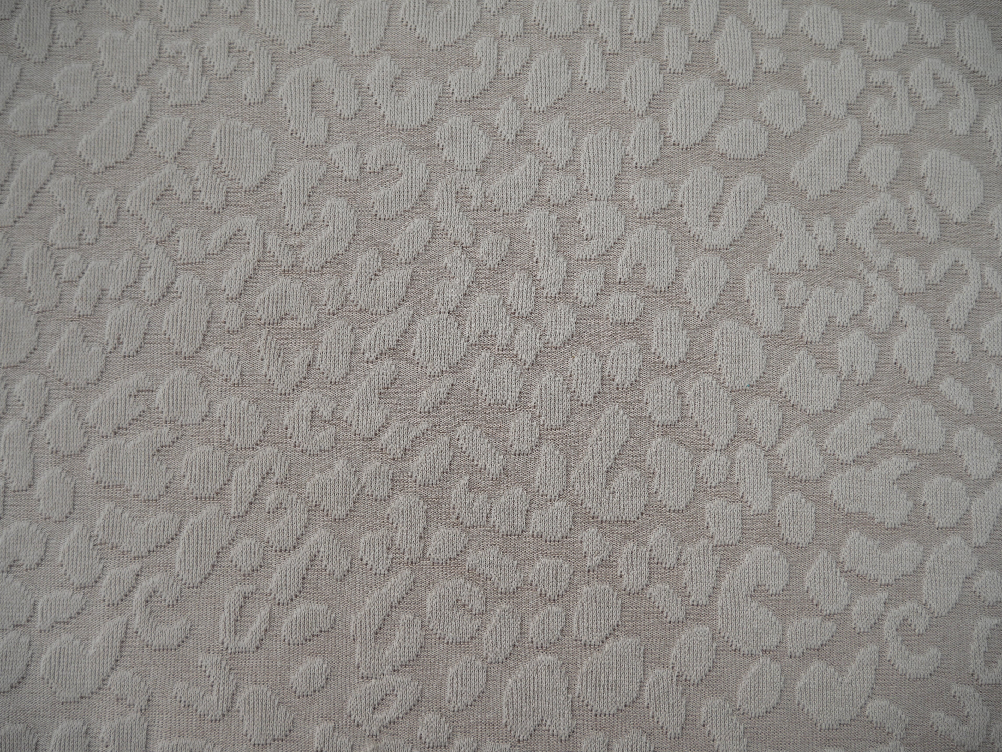 Keiko Jacquard Knit Fabric in Oatmeal, £17.50 p/m-Fabric-Flying Bobbins Haberdashery