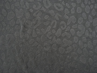 Keiko Jacquard Knit Fabric in Black, £17.50 p/m-Fabric-Flying Bobbins Haberdashery