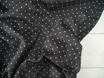 Polka Dot Fine Wale Corduroy Night Fabric, £19.50 p/m-Corduroy-Flying Bobbins Haberdashery