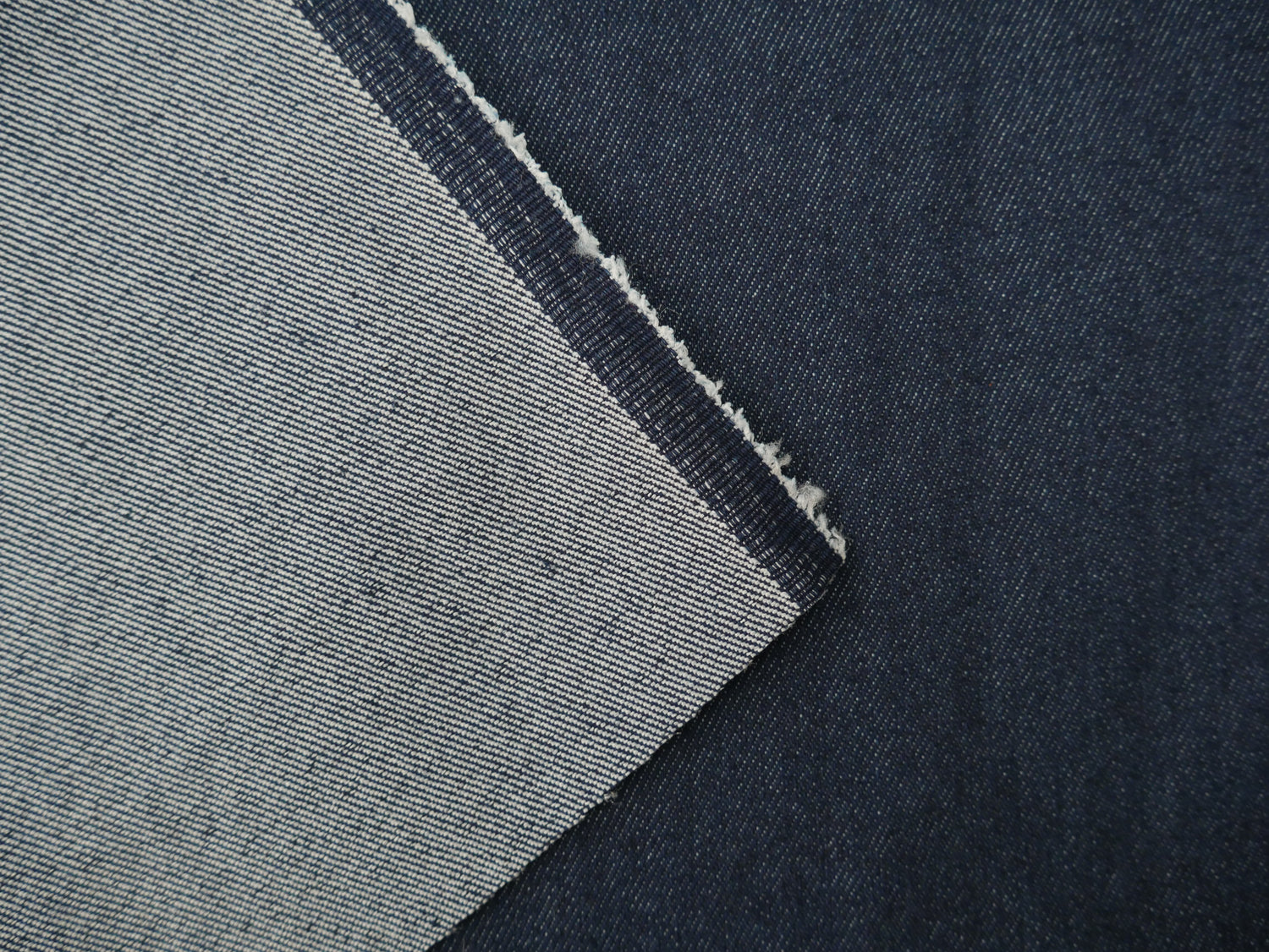 Washed Stretch Jeans Fabric in Navy, £15.00 p/m-Fabric-Flying Bobbins Haberdashery