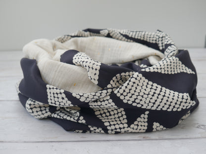 Infinity Scarf Kit in Charcoal-Sewing Kit-Flying Bobbins Haberdashery