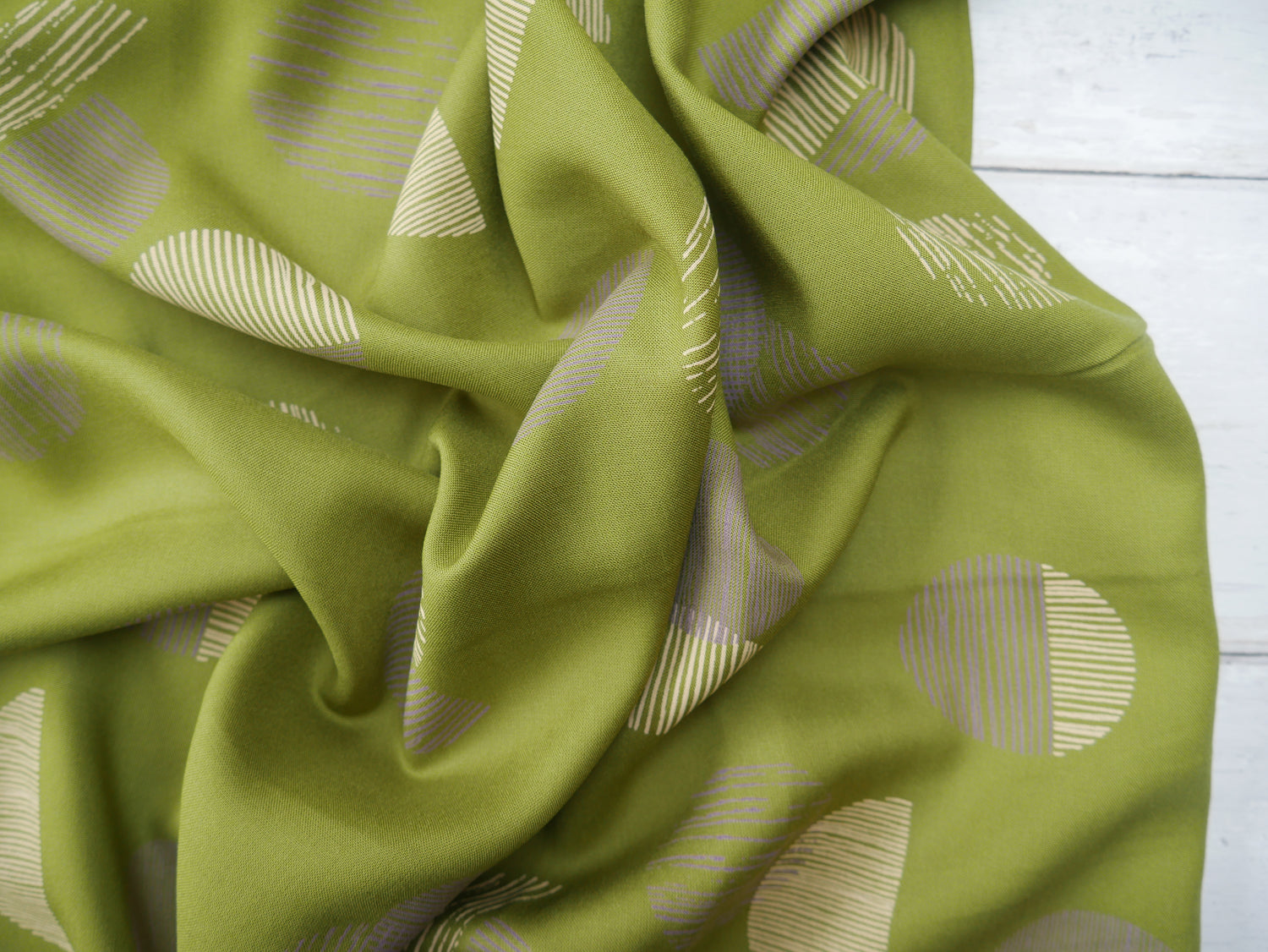 Matcha Leaf Eco-Vero Viscose by Atelier Brunette, £18.00 p/m-Corduroy-Flying Bobbins Haberdashery