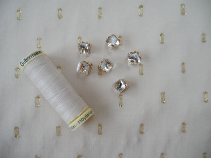 Cicadella Blouse Kit - Radiance Viscose in Cream-Sewing Kit-Flying Bobbins Haberdashery