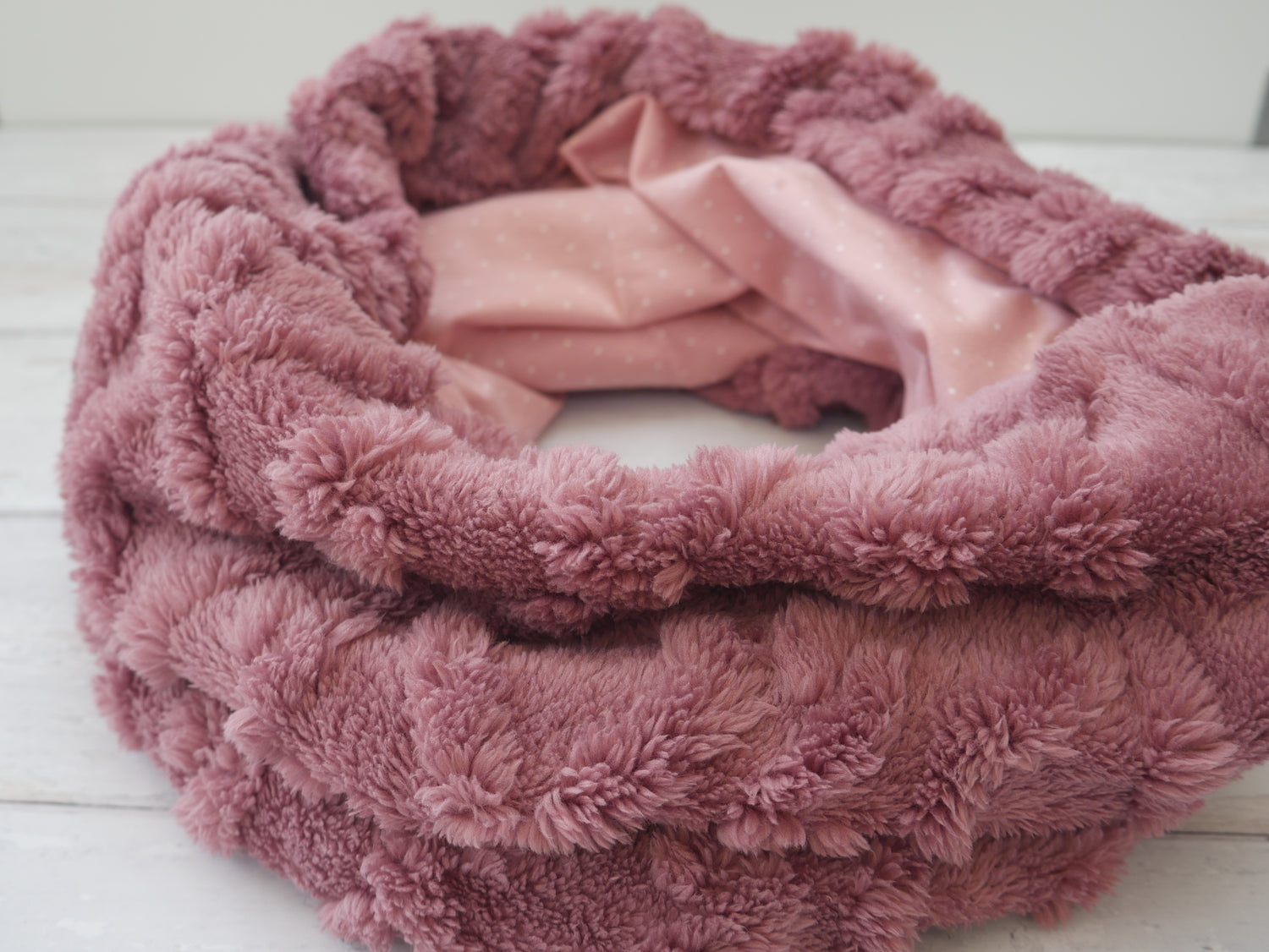 Snuggle Snood Kit in Rose Pink-Sewing Kit-Flying Bobbins Haberdashery