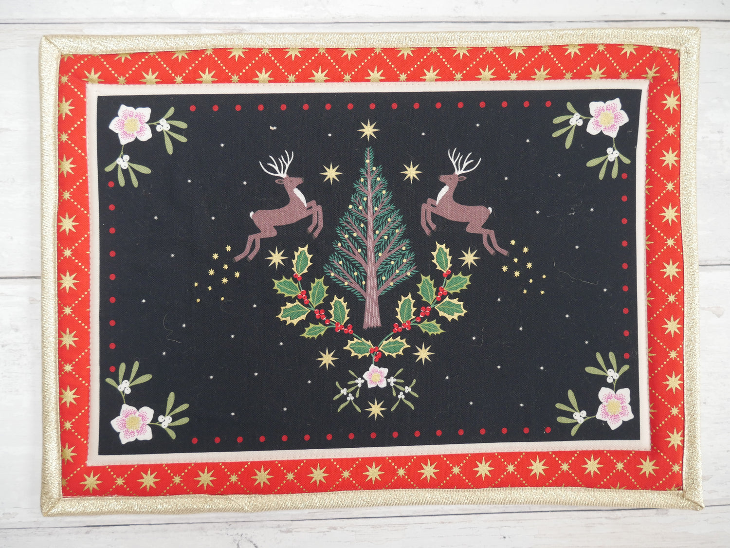 Festive Placemat Kit - Yuletide-Sewing Kit-Flying Bobbins Haberdashery