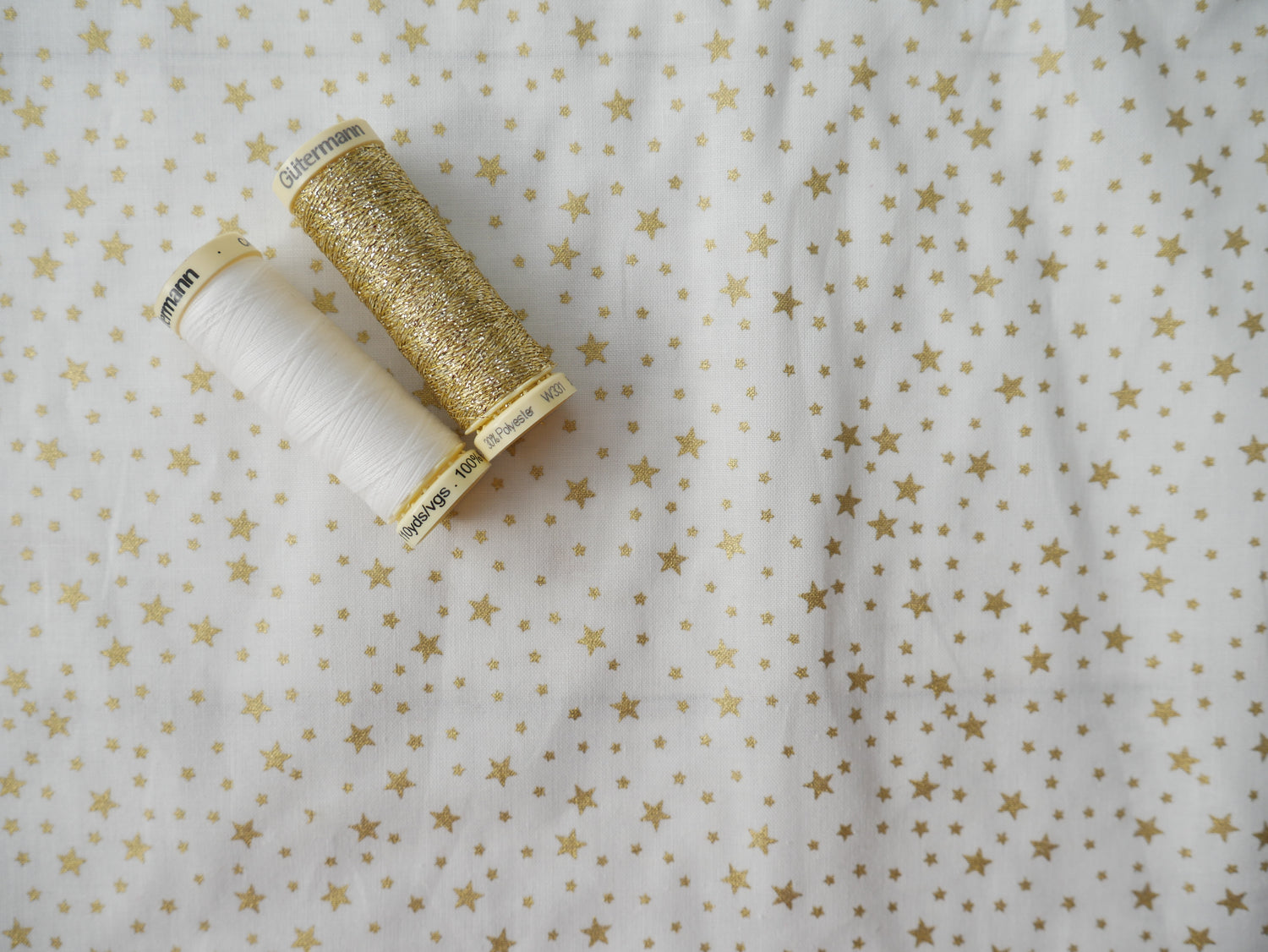 Gold Starts Cotton, £10.00 p/m-Cotton-Flying Bobbins Haberdashery