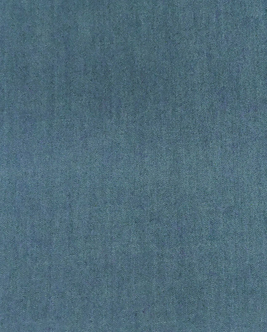 Washed Stretch Jeans Fabric in Mid-Blue, £15.00 p/m-Fabric-Flying Bobbins Haberdashery