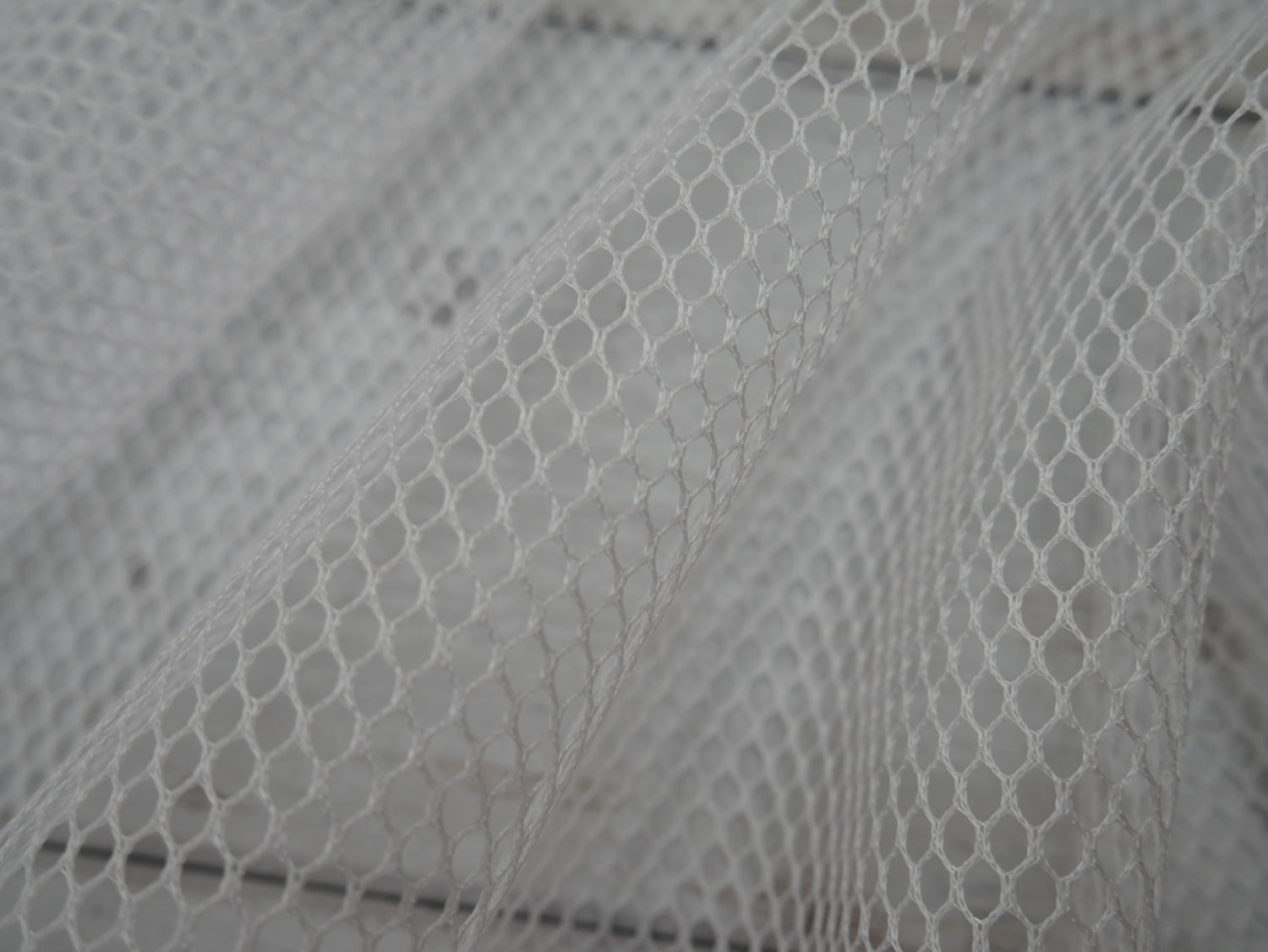 Mesh Fabric in White £16.00 p/m-Fabric-Flying Bobbins Haberdashery