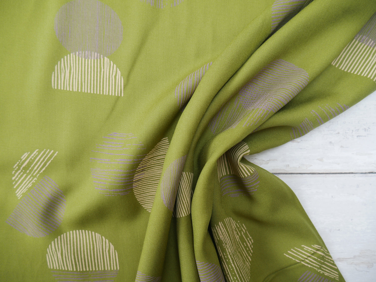 Matcha Leaf Eco-Vero Viscose by Atelier Brunette, £18.00 p/m-Corduroy-Flying Bobbins Haberdashery