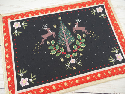 Festive Placemat Kit - Yuletide-Sewing Kit-Flying Bobbins Haberdashery