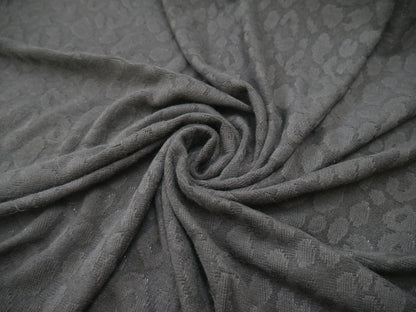 Keiko Jacquard Knit Fabric in Black, £17.50 p/m-Fabric-Flying Bobbins Haberdashery