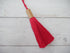 Giant Wooden Tassel in Cerise-Tassel-Flying Bobbins Haberdashery