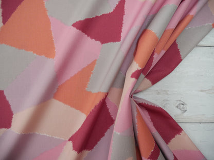 Lady McElroy Crepe De Chine Lining in Cosmetic, £14.00 p/m-Fabric-Flying Bobbins Haberdashery