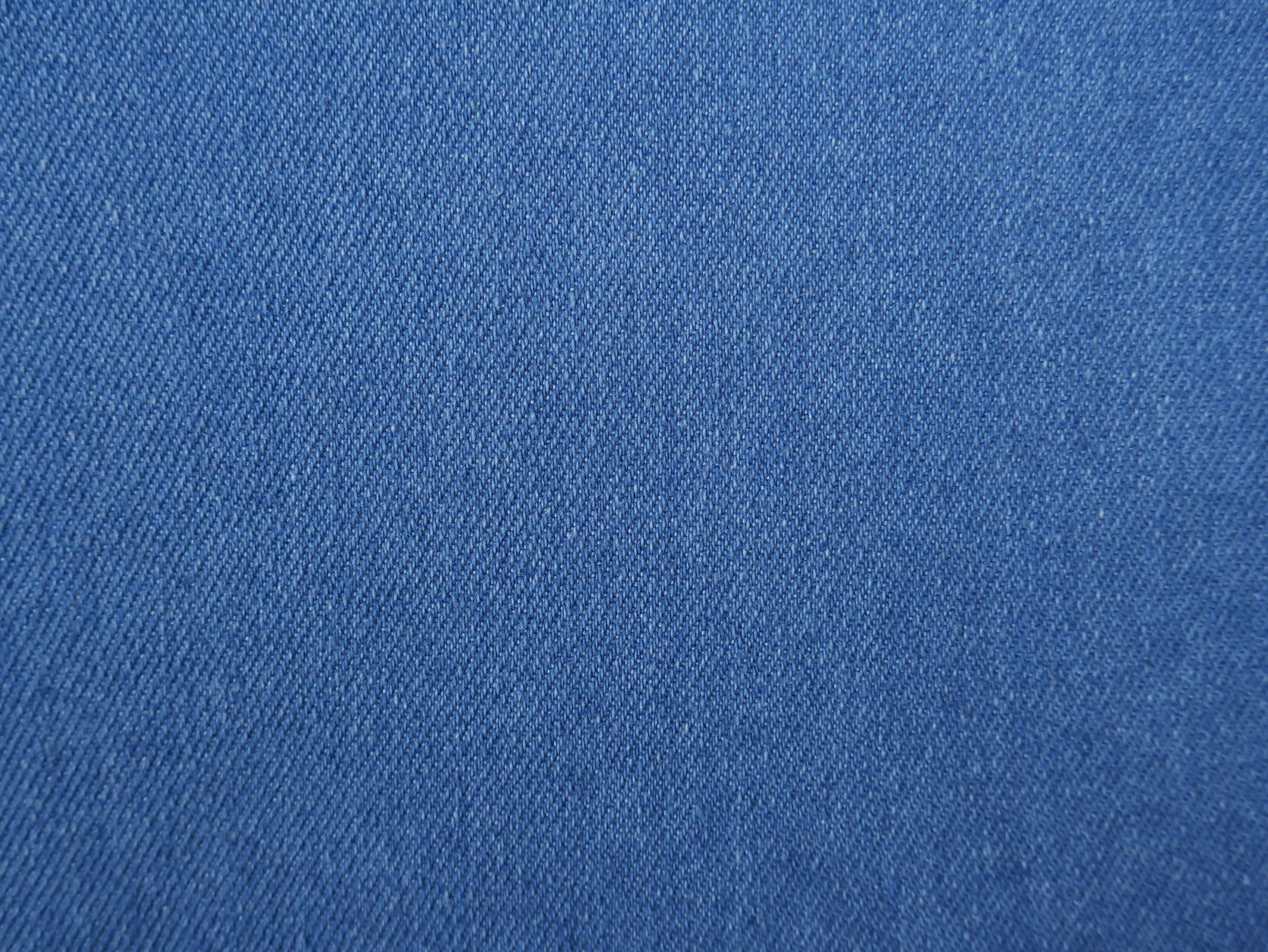 Washed Stretch Jeans Fabric in Mid-Blue, £15.00 p/m-Fabric-Flying Bobbins Haberdashery