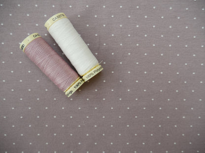 Pin Spot Cotton Jersey in Mauve £16.00 pm-Cotton Jersey-Flying Bobbins Haberdashery