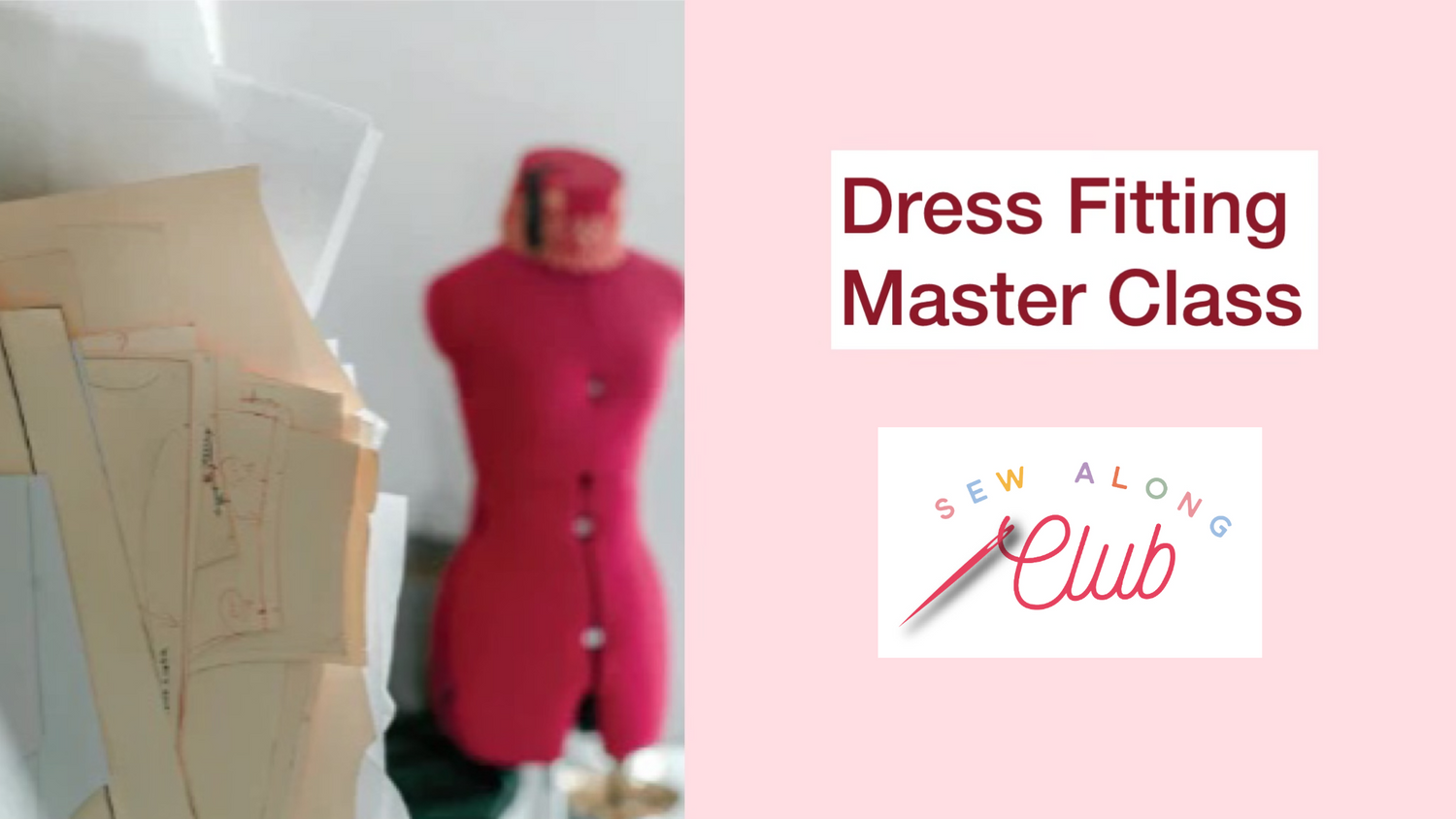 The Dress Fitting Masterclass-Workbook-Flying Bobbins Haberdashery