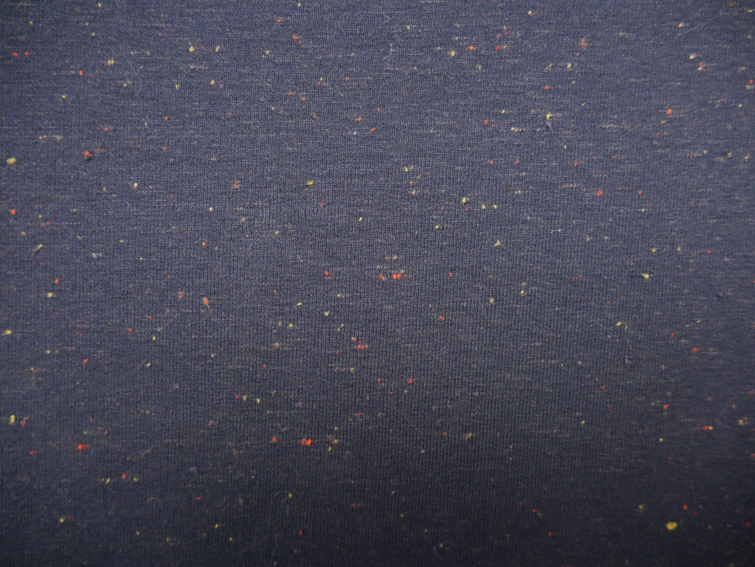 Speckled Cotton Sweat in Navy, £16.50 p/m-Fabric-Flying Bobbins Haberdashery