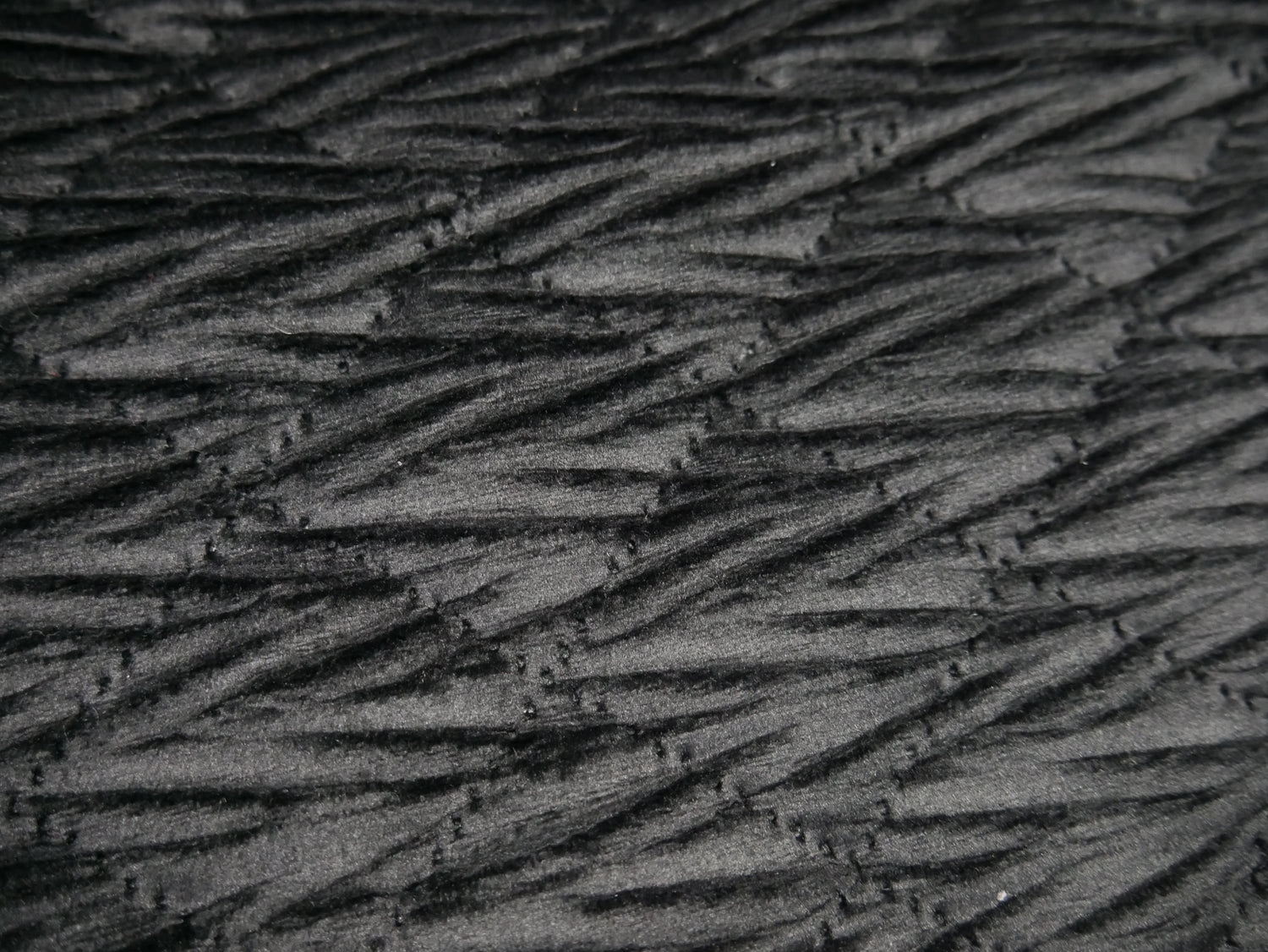 Quilted Velvet in Black, £16.00 p/m-Fabric-Flying Bobbins Haberdashery