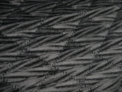 Quilted Velvet in Black, £16.00 p/m-Fabric-Flying Bobbins Haberdashery