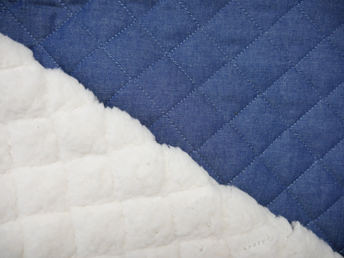 Quilted Denim Teddy, £19.50 p/m-Fabric-Flying Bobbins Haberdashery