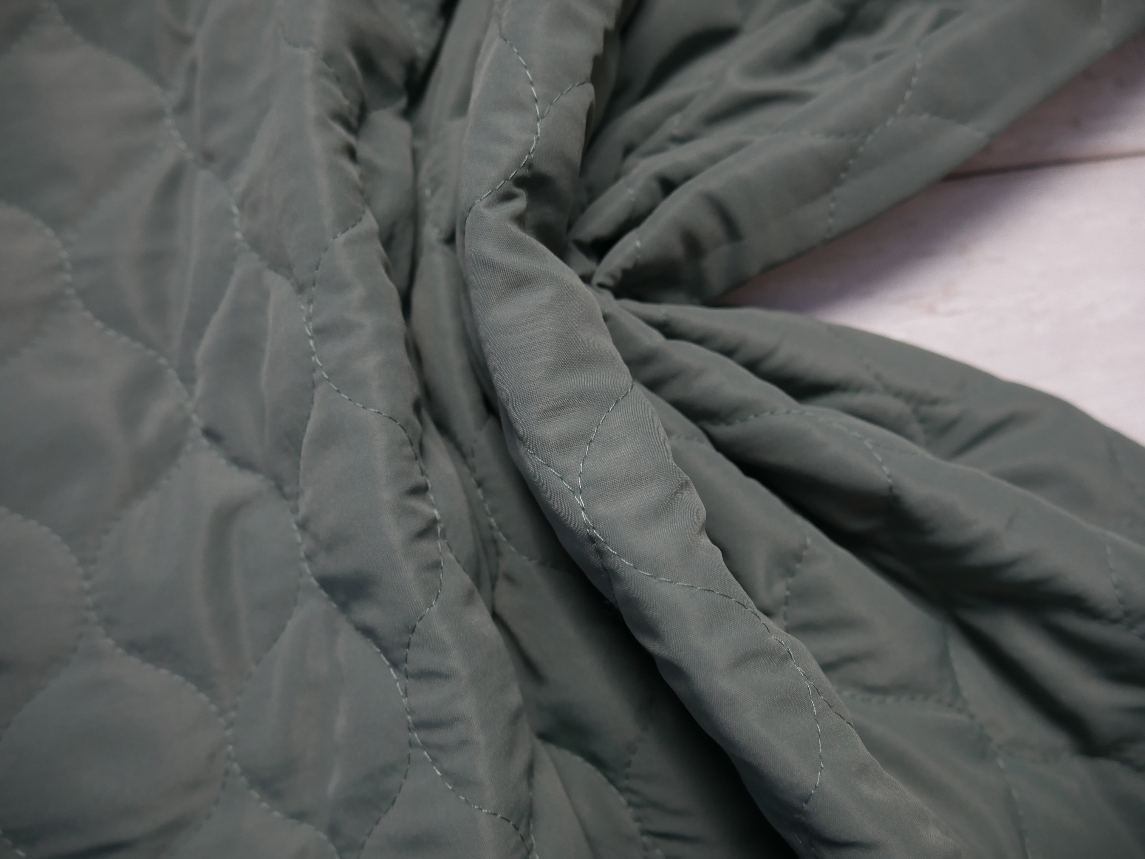 Quilted Fabric in Sage, £14.50 p/m-Fabric-Flying Bobbins Haberdashery