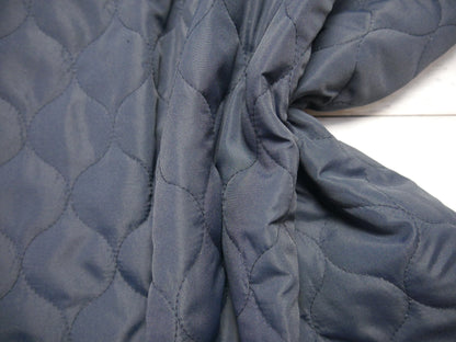 Quilted Fabric in Navy, £14.50 p/m-Fabric-Flying Bobbins Haberdashery