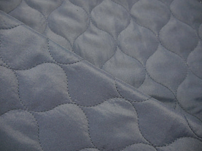 Quilted Fabric in Navy, £14.50 p/m-Fabric-Flying Bobbins Haberdashery