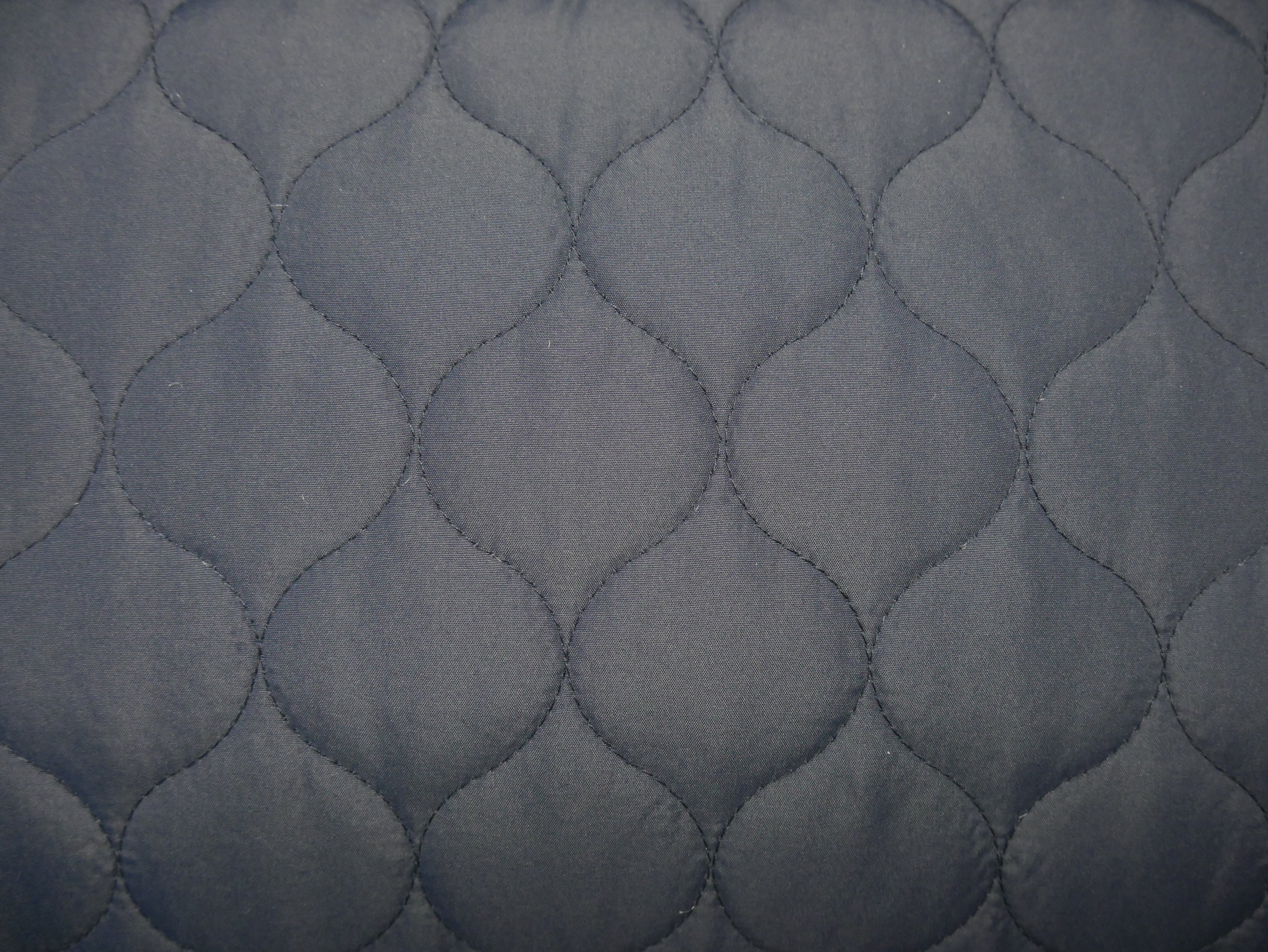 Quilted Fabric in Navy, £14.50 p/m-Fabric-Flying Bobbins Haberdashery