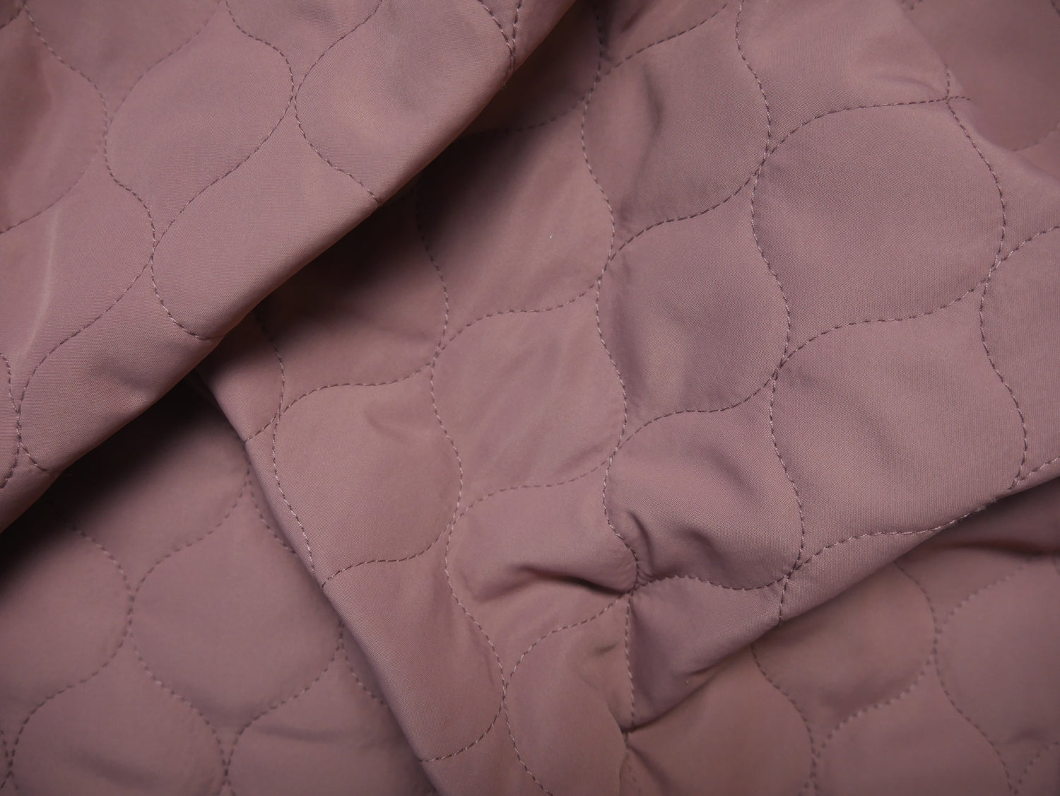 Quilted Fabric in Old Rose, £14.50 p/m-Fabric-Flying Bobbins Haberdashery