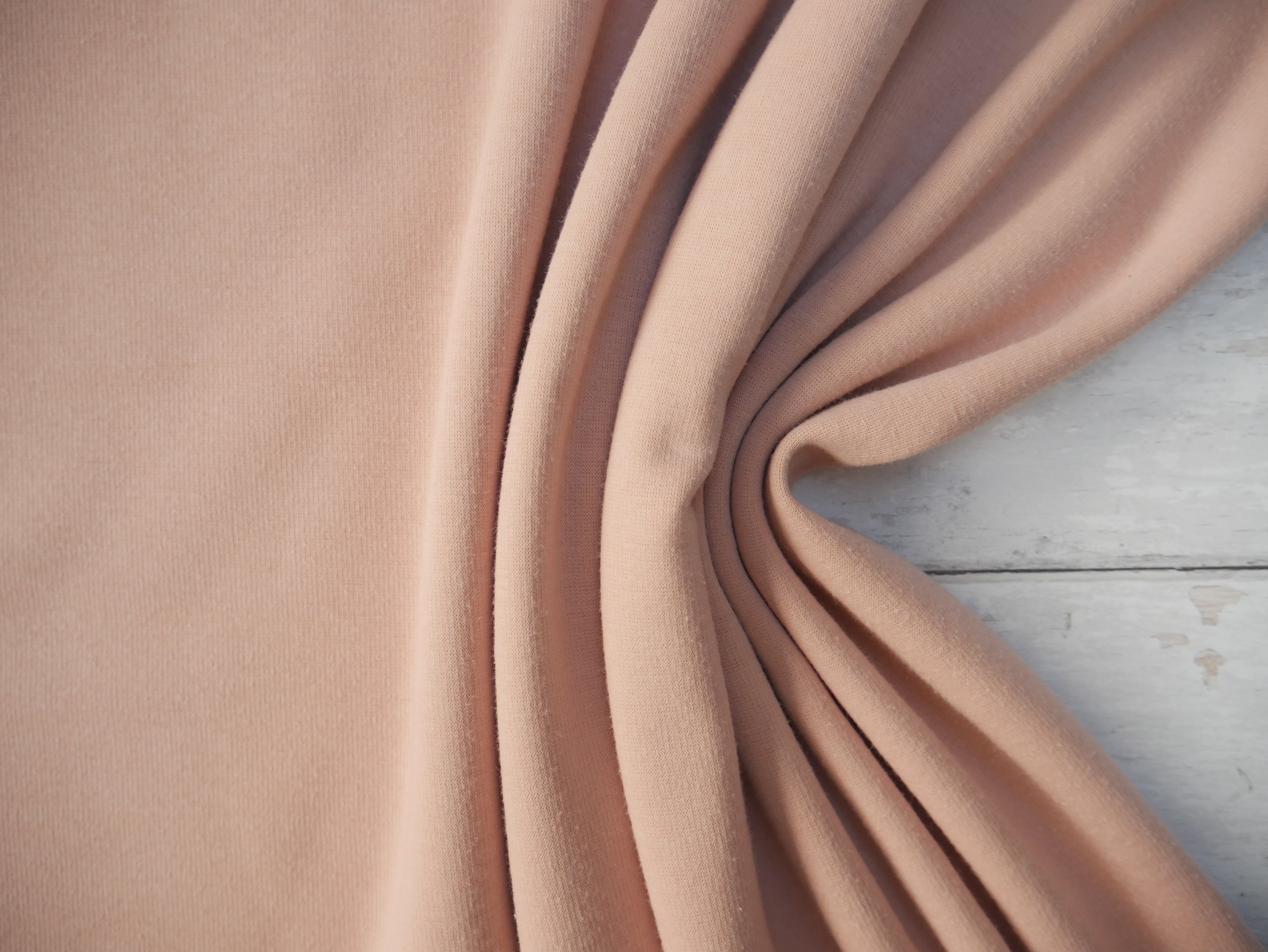 Poly Cotton Fleece in Dusty Pink £18.50 p/m-Fabric-Flying Bobbins Haberdashery