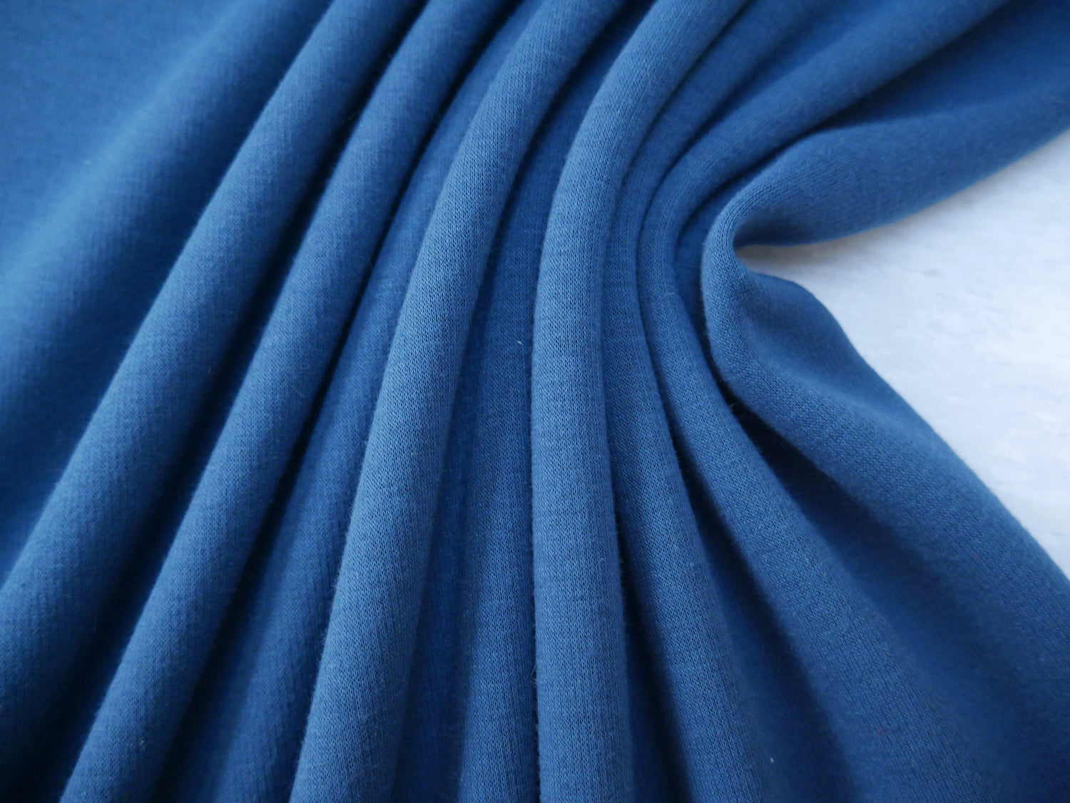 Poly Cotton Fleece in Petrol £18.50 p/m-Fabric-Flying Bobbins Haberdashery