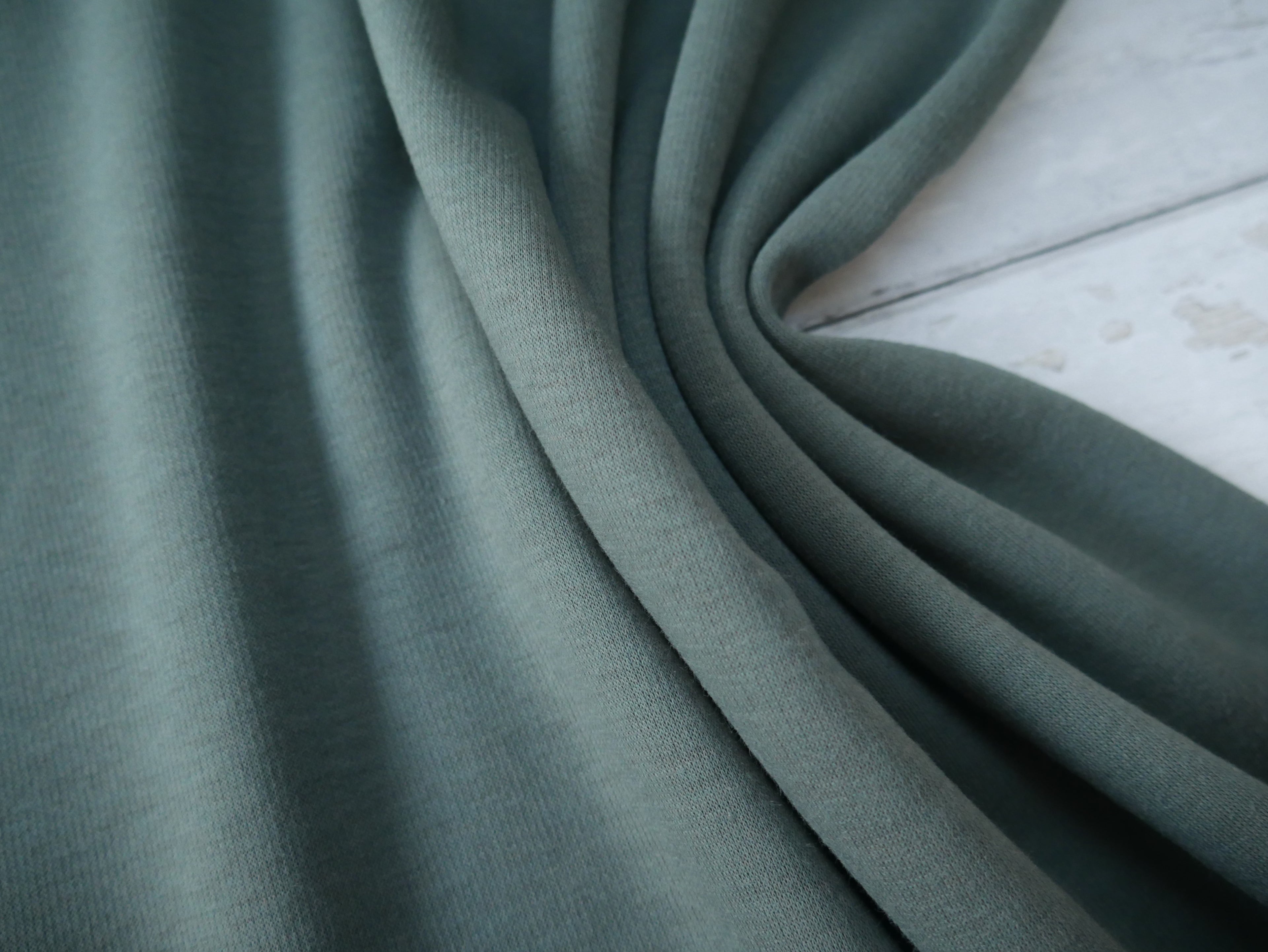 Poly Cotton Fleece in Army Green £18.50 p/m-Fabric-Flying Bobbins Haberdashery