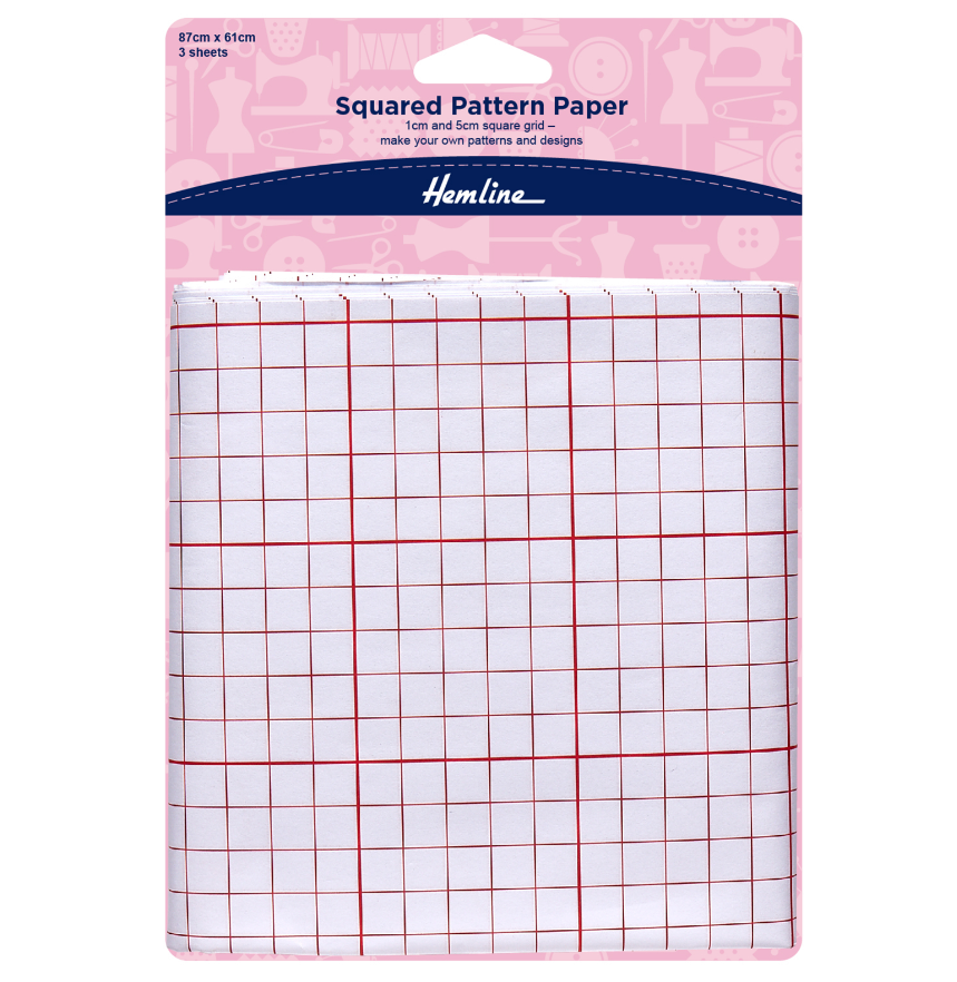 Hemline Squared Tracing Paper-Pattern Cutting Tracing Paper-Flying Bobbins Haberdashery