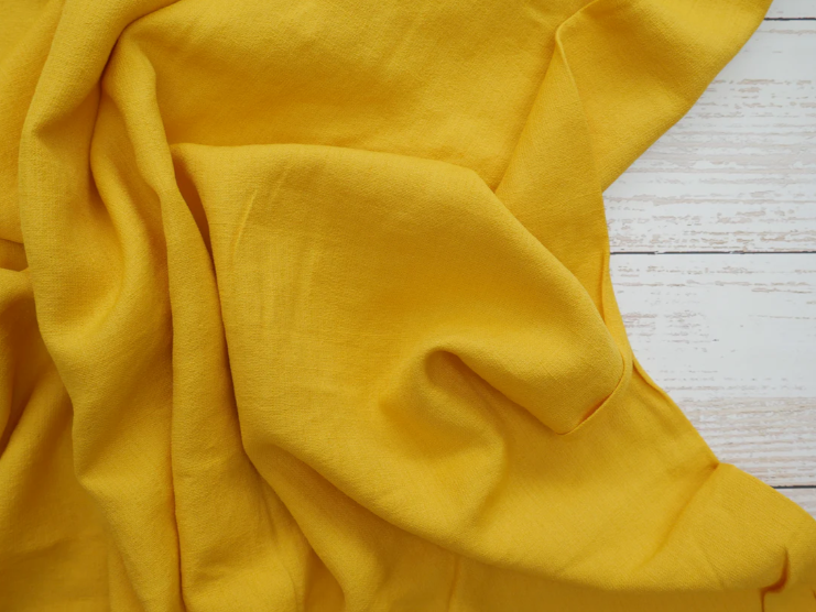 Mave Skirt Kit - Rayon Slub in Lemon-Skirt-Flying Bobbins Haberdashery