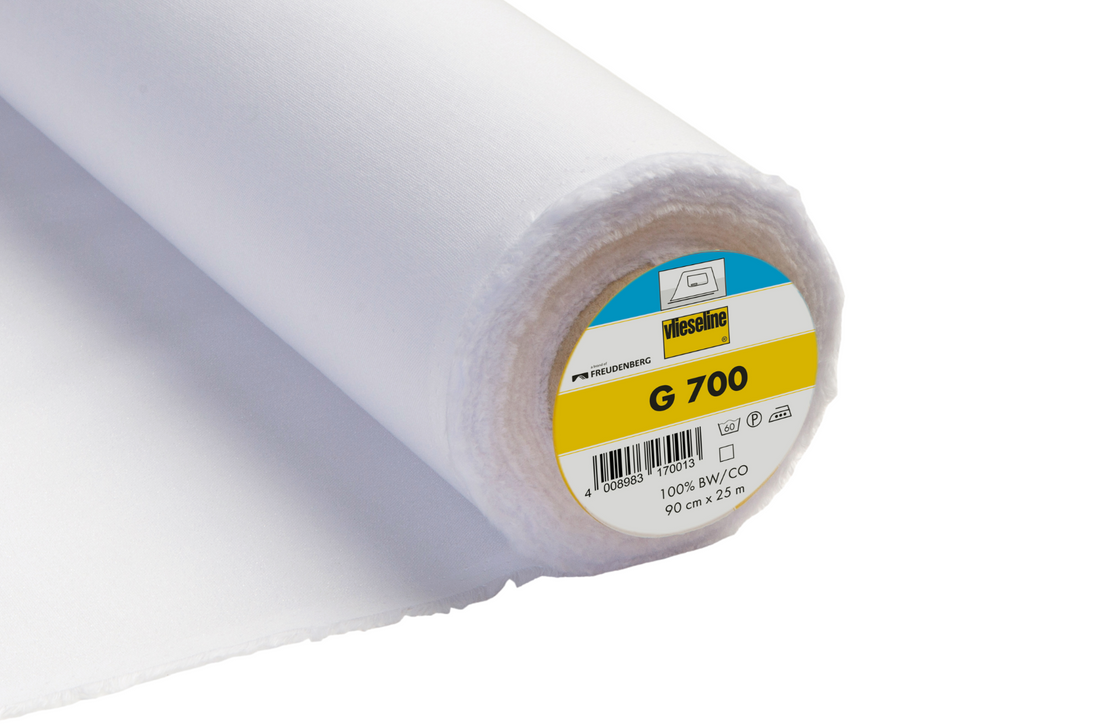 Vlieseline G-700 Light Woven Interfacing in White, £7.80 p/m-Facings-Flying Bobbins Haberdashery