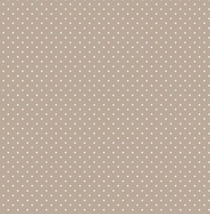 Pin-Spot Printed Cotton, Beige £8.50 p/m-Fabric-Flying Bobbins Haberdashery