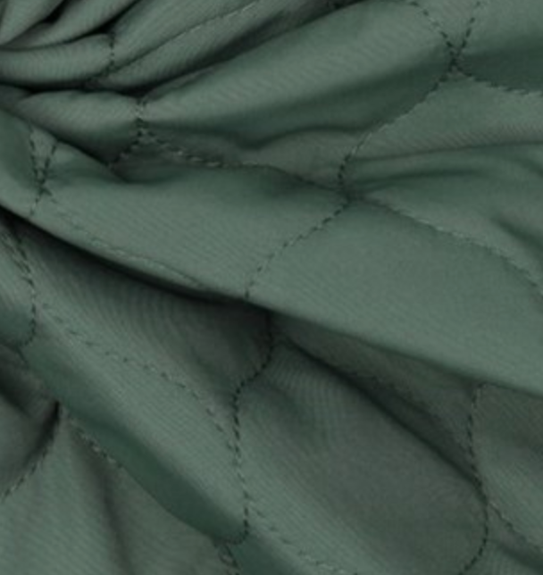 Quilted Fabric in Sage, £15.50 p/m