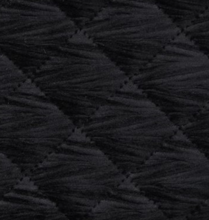 Quilted Velvet in Black, £16.00 p/m