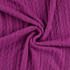 Florence Cable Knit Fabric in Cyclamen, £17.50-Fabric-Flying Bobbins Haberdashery