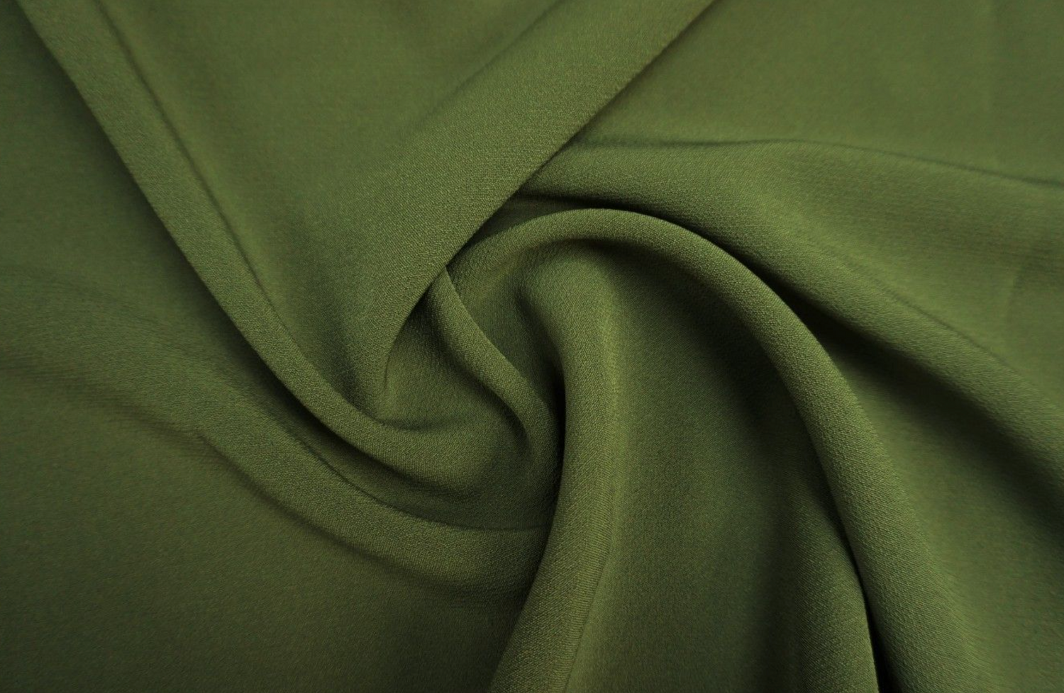 Samba Crepe in Olive, £16.80 p/m-Cotton-Flying Bobbins Haberdashery