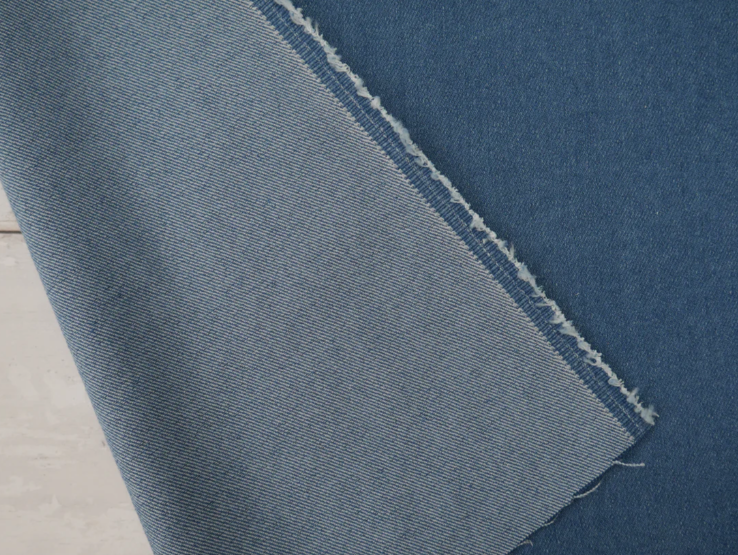 Jeans Making Kit - Mid-Blue Stretch Denim-Flying Bobbins Haberdashery