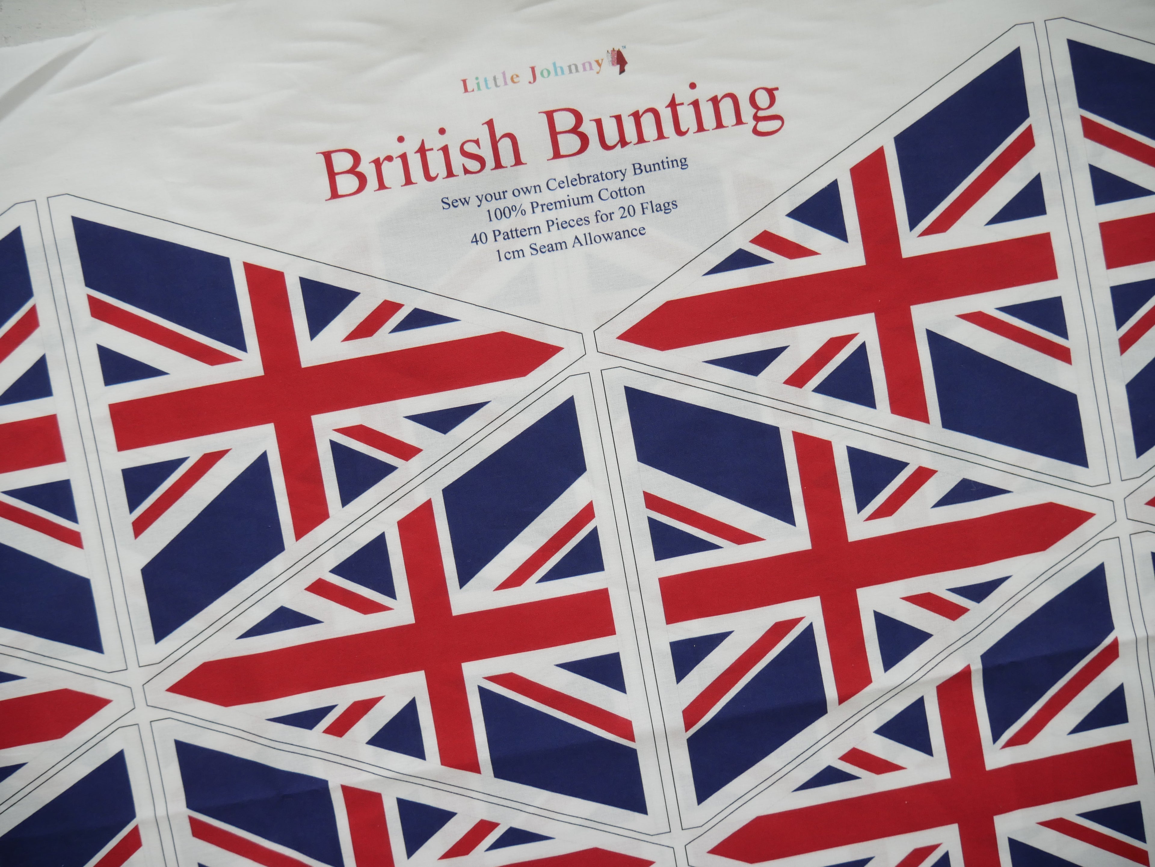 Union Jack Bunting Panel, £10.50-Cotton-Flying Bobbins Haberdashery