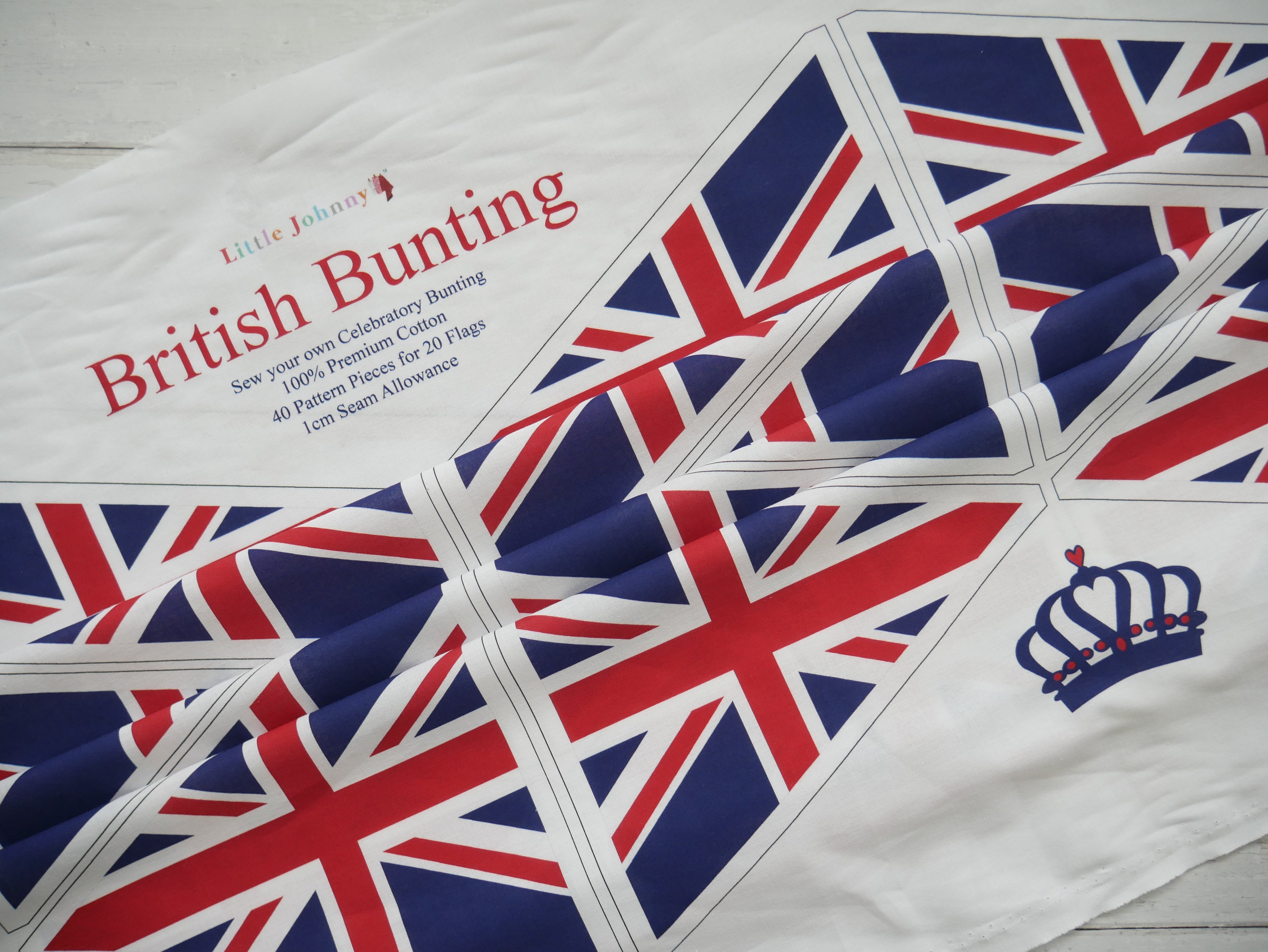 Union Jack Bunting Panel, £10.50-Cotton-Flying Bobbins Haberdashery